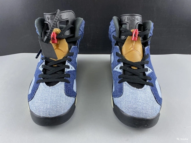 Rep TBK 6 Jordan Air Denim Washed CT5350-401 0809
